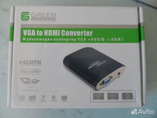 Переходник VGA в hdmi Greenconnection GC-VGA2HD