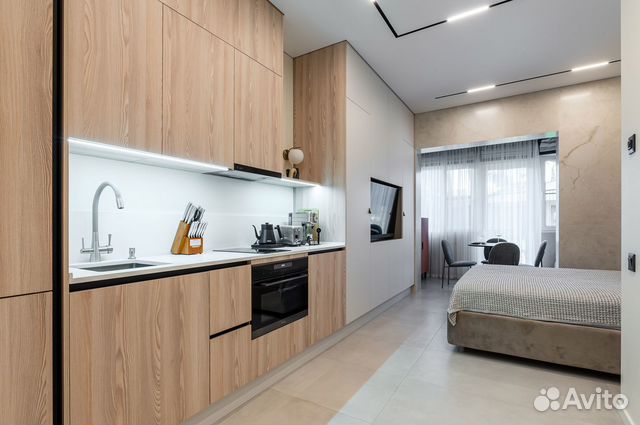 

Квартира-студия, 24 м², 2 кровати