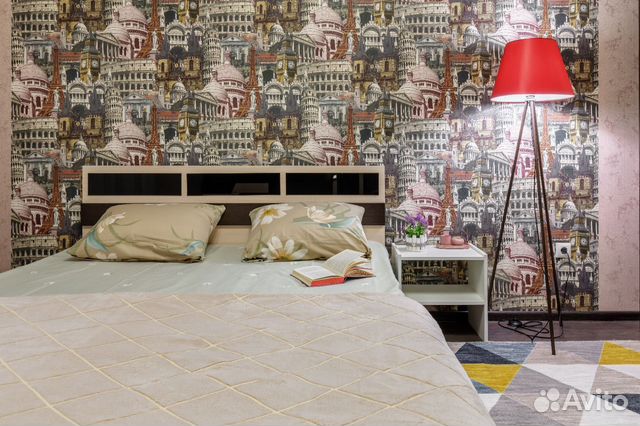 

1-к. квартира, 40 м², 2 кровати