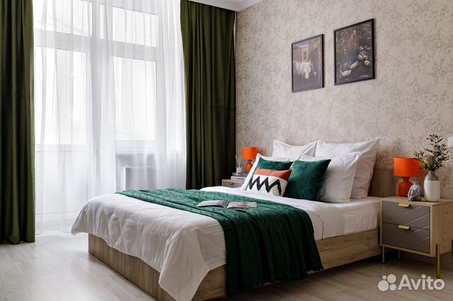 

1-к. квартира, 49 м², 2 кровати