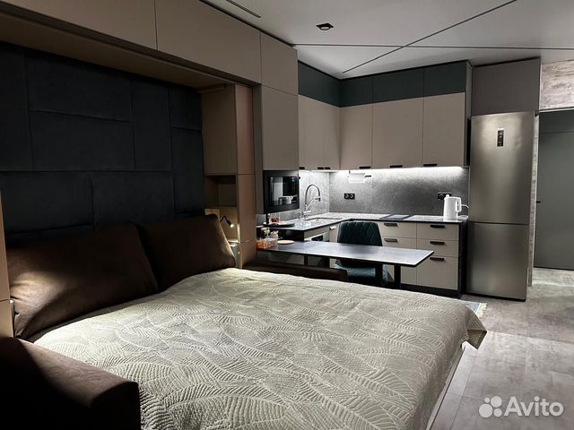 

Квартира-студия, 30 м², 1 кровать