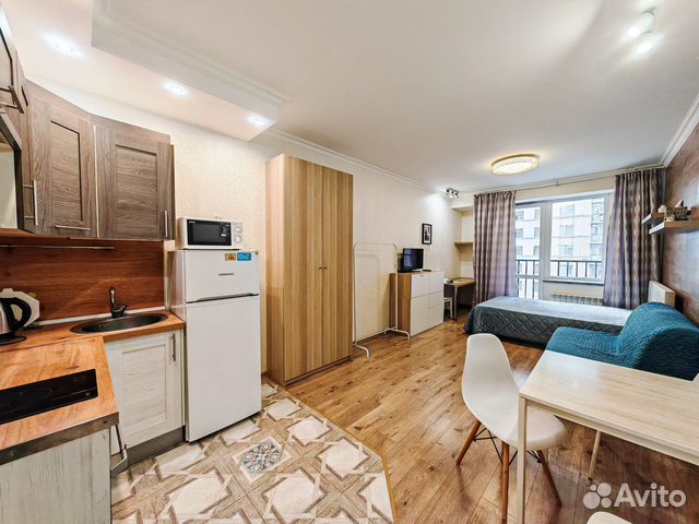 

Квартира-студия, 27 м², 2 кровати