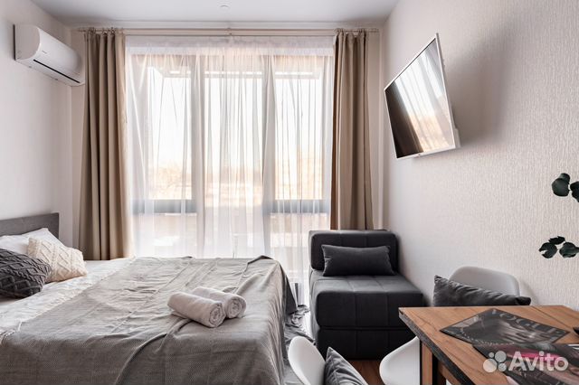 

Квартира-студия, 18 м², 2 кровати
