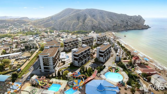 

Квартира-студия, 43 м², 2 кровати