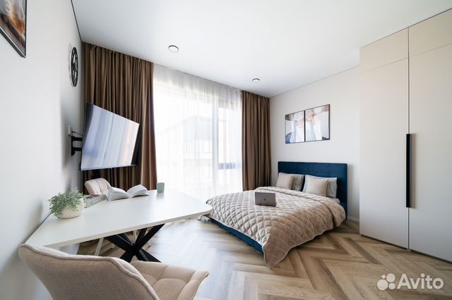 

Квартира-студия, 25 м², 1 кровать