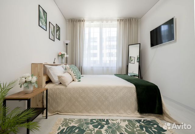 

1-к. квартира, 32,5 м², 2 кровати
