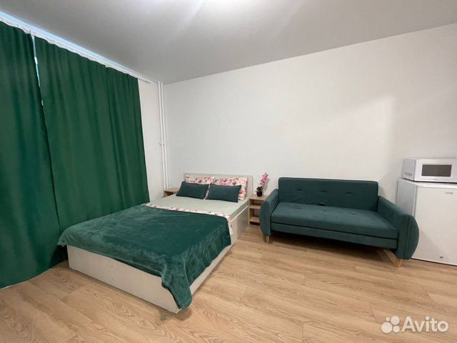 

Квартира-студия, 27 м², 2 кровати