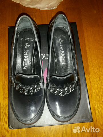Туфли кожаные Dakkem лак новые 37 р Туфли кожаные Dakkem лак новые 37 р