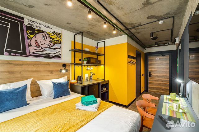 

Квартира-студия, 20 м², 2 кровати