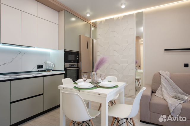 

1-к. квартира, 55 м², 2 кровати