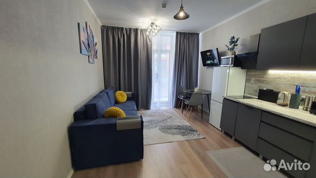

Квартира-студия, 27 м², 2 кровати