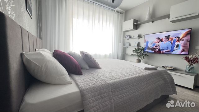 

1-к. квартира, 40 м², 2 кровати