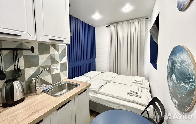 

Квартира-студия, 12 м², 2 кровати