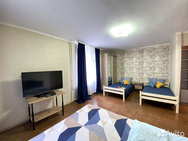 

1-к. квартира, 45 м², 3 кровати