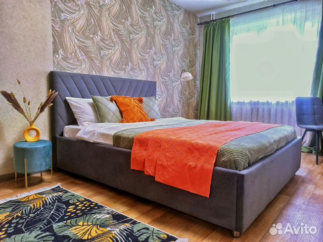 

1-к. квартира, 34 м², 2 кровати