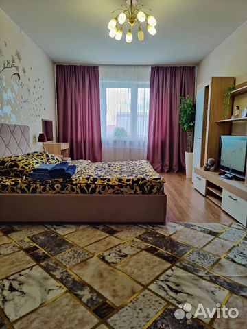 

1-к. квартира, 42 м², 2 кровати