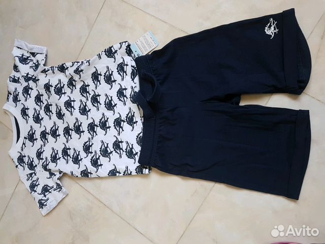 Комплект, футболка+шорты mothercare 104см Комплект, футболка+шорты mothercare 104см