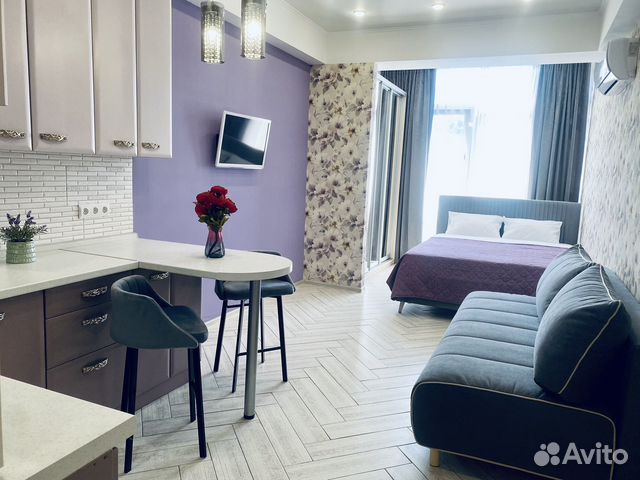 

Квартира-студия, 30 м², 2 кровати