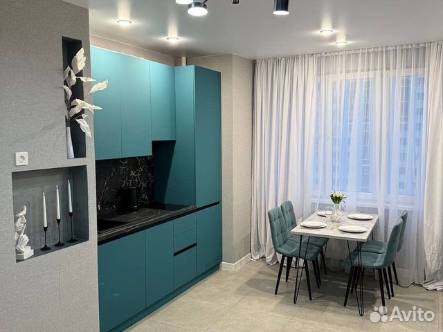 

1-к. квартира, 46 м², 2 кровати