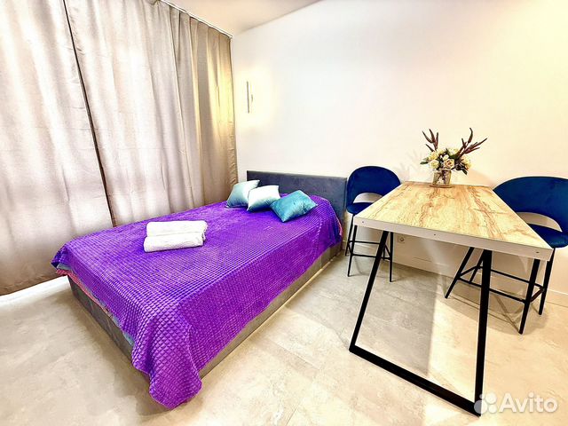 

Квартира-студия, 25 м², 1 кровать