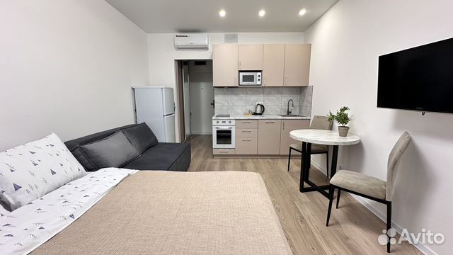 

Квартира-студия, 24 м², 2 кровати