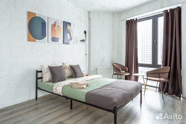 

1-к. квартира, 41 м², 2 кровати