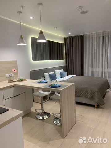 

Квартира-студия, 27 м², 1 кровать