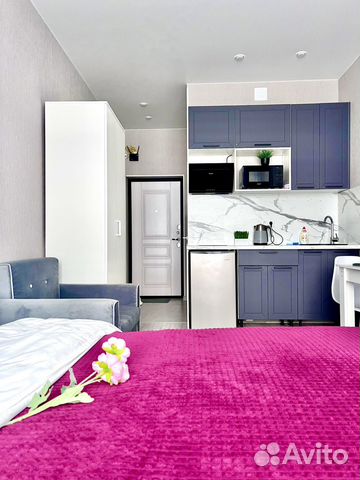 

Квартира-студия, 20 м², 2 кровати