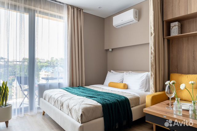 

Квартира-студия, 34 м², 2 кровати