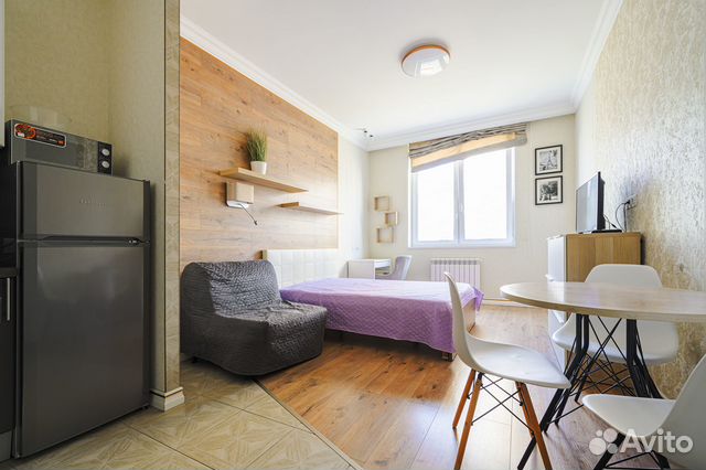 

Квартира-студия, 25 м², 2 кровати
