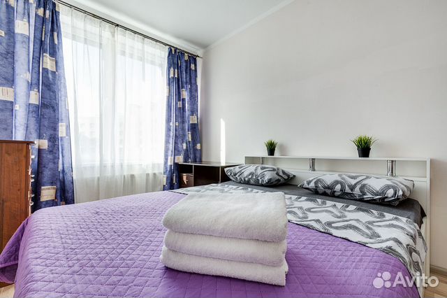 

1-к. квартира, 40 м², 2 кровати