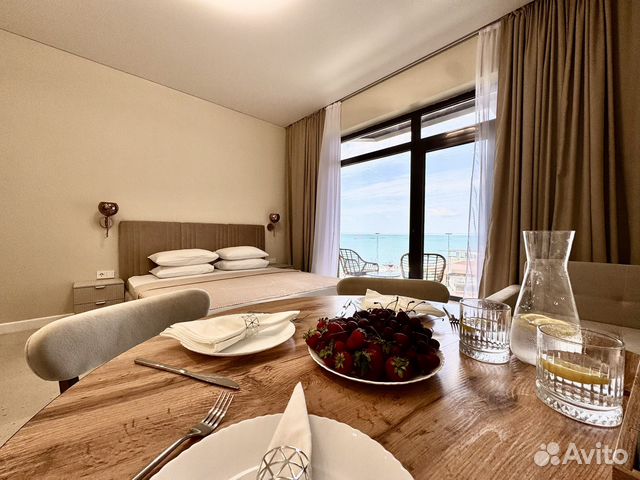 

Квартира-студия, 33 м², 2 кровати