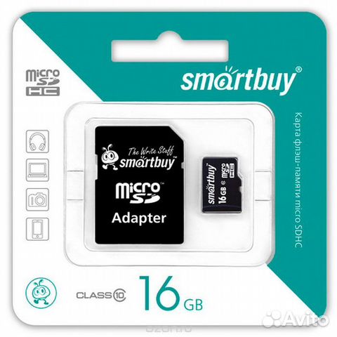 Карта памяти microSD 16GB 32GB SmartBuy