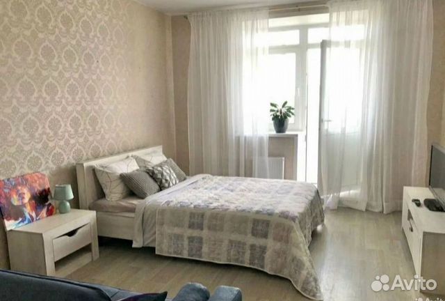 

1-к. квартира, 52 м², 3 кровати