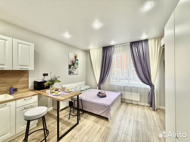 

Квартира-студия, 23 м², 1 кровать