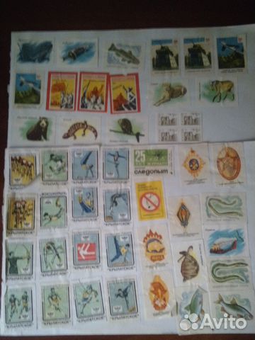 Этикетки от спичечных коробок