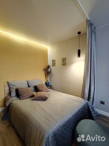 

1-к. квартира, 55 м², 3 кровати