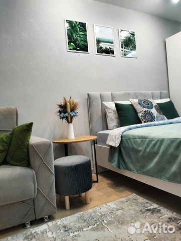 

1-к. квартира, 30 м², 2 кровати