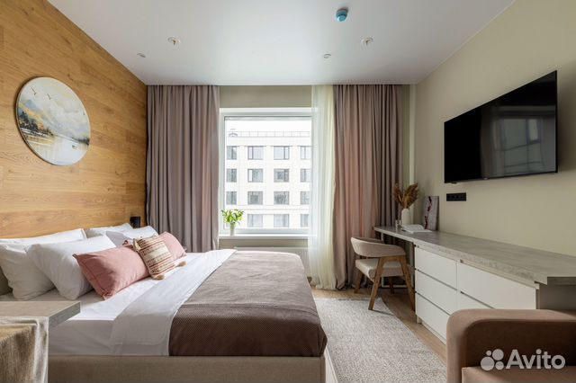 

Квартира-студия, 30 м², 2 кровати