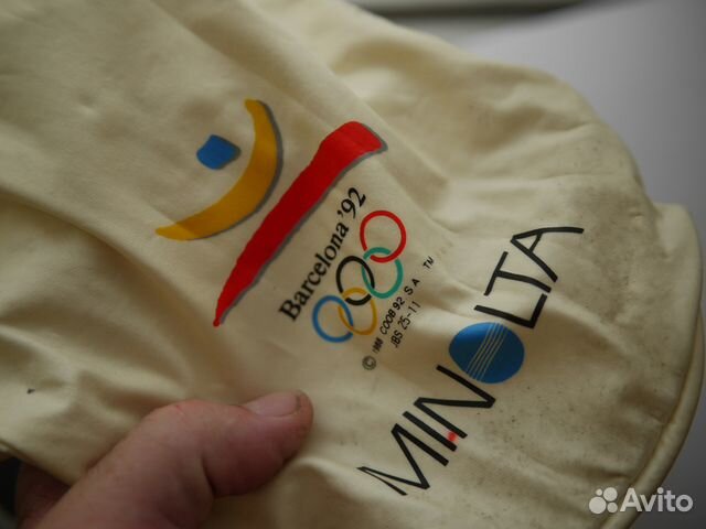 Олимпийский чехол для объектива. barcelona 1992