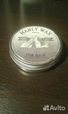 Manly wax white - воск для волос