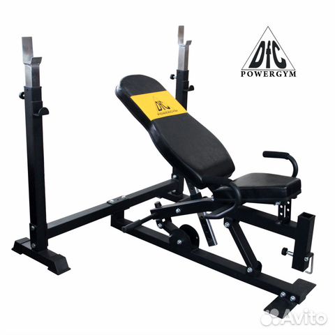 Силовая скамья со стойками DFC powergym BN014