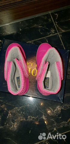Сапоги утепленные весна/осень Ralph Lauren 26,5