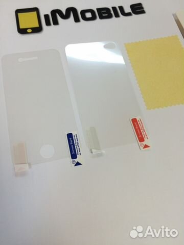 Комплект защитных пленок для iPhone 4 / 4S Матовые