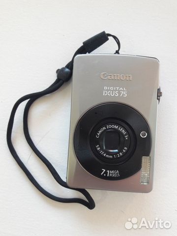 Фотоапппарат canon ixus75 с чехлом