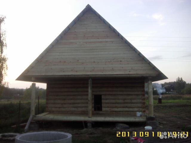 Сруб дома 6Х4М+ 2 М с мансардной крышей Сруб дома 6Х4М+ 2 М с мансардной крышей