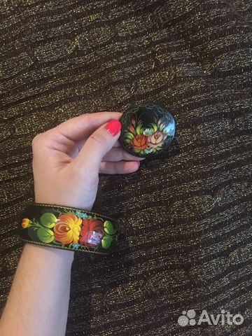 Браслет и брошь