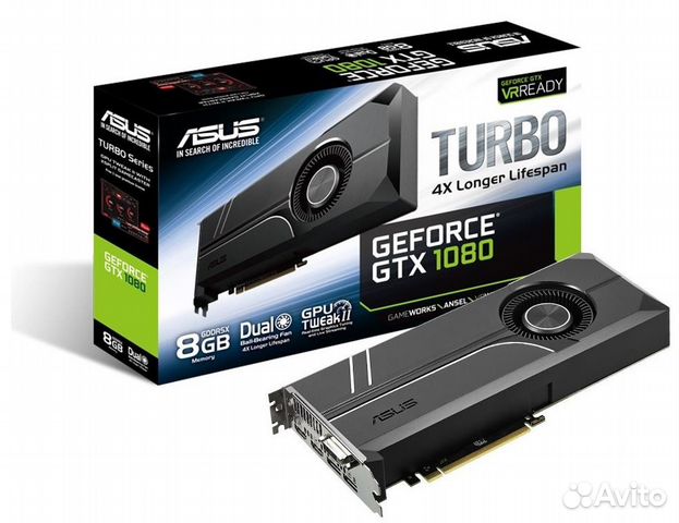 Видеокарта Asus GTX 1080 turbo-GTX1080-8G