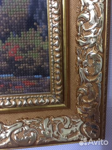 Картина. Вышивка крестиком «Золотая роща»