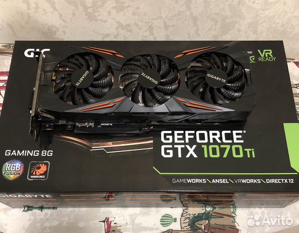 Видеокарта Gigabyte GeForce GTX 1070ti